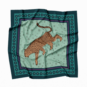 Pañuelo Pequeño – Walking Cheetah Ming