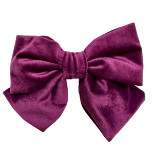 Lazo Doble P – Dark Purple Velvet