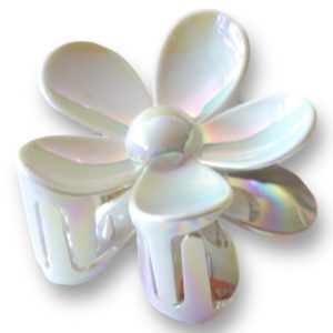 Gancho Margarita – Blanco iridiscente