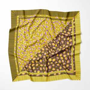 Pañuelo Pequeño – Animal Print Oliva Mix