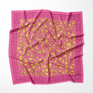 Pañuelo Pequeño – Boom Bloom Fuchsia