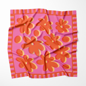 Pañuelo Pequeño – Bloom Rythm – Peach Groove