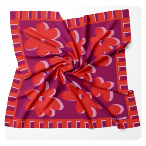 Pañuelo Pequeño – Bloom Rythm – Violet Tempo